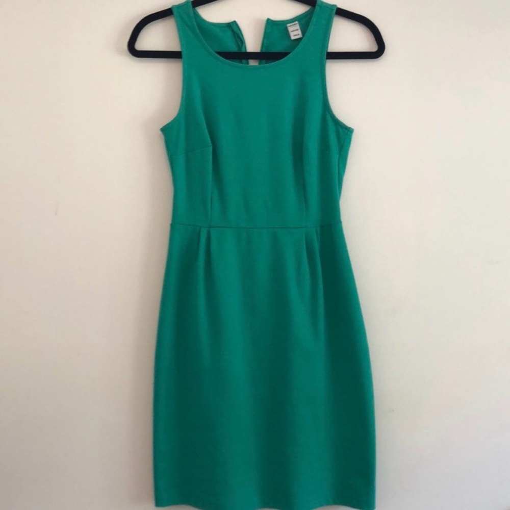 Old Navy Teal Sleeveless Midi Dress